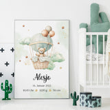 Personalisierbares Geburtsbild Alesjo