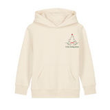 Weichnachts-Hoodie Junior Familien Weihnachtsoutfit - Natural Raw