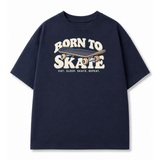 Born to Skate T-Shirt - Navy