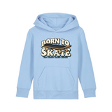 Born to Skate Hoddie - Blue soul