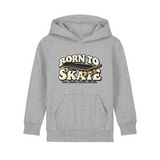 Born to Skate Hoddie - Heather Grey