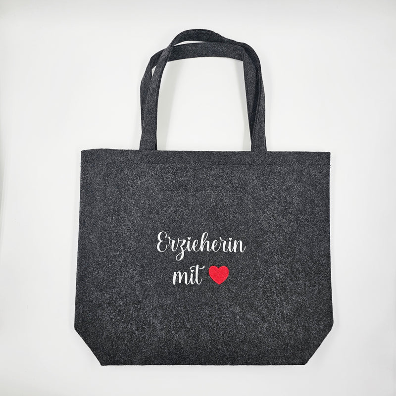 Filztasche/ Shoppingtasche Personalisierbar