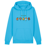 Hallo Herbst Hoodie | 5 Doodles  - Aqua Blue
