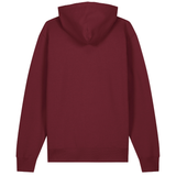 Hallo Herbst Hoodie | 5 Doodles  - Burgundy - Rueckseite