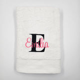 Handtuch Initial + Name