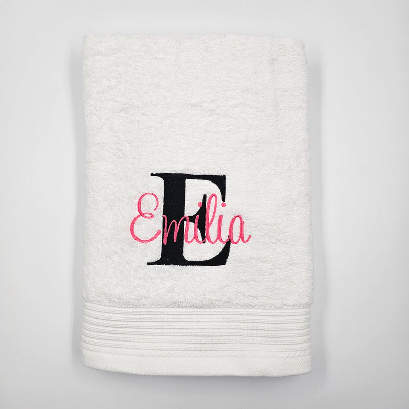 Handtuch Initial + Name