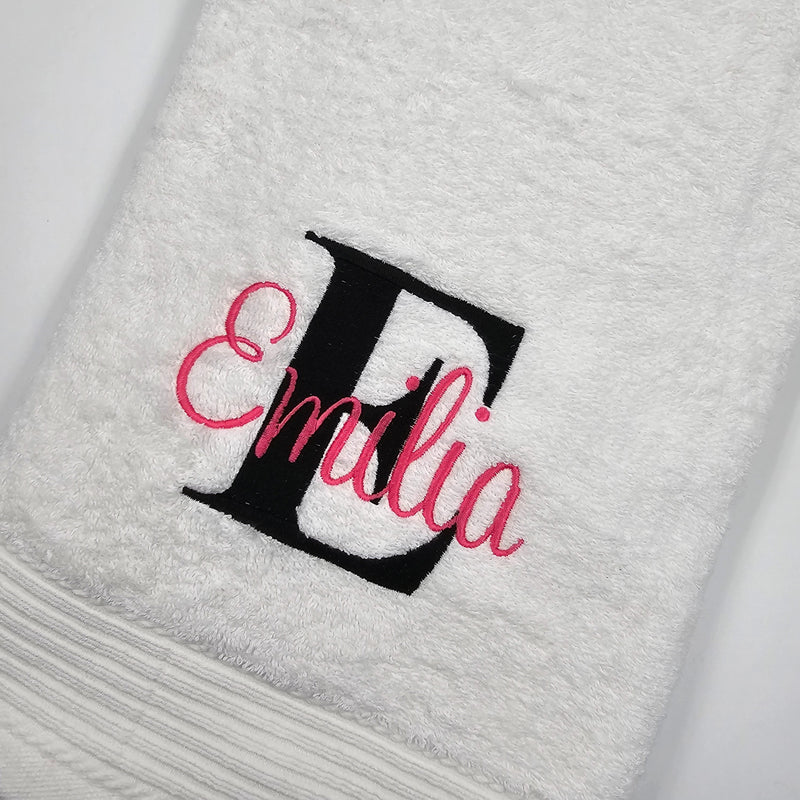 Handtuch Initial + Name