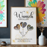 WunschErfüller Geldgeschenk Vorlage zum Ausdrucken