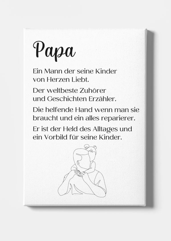 Leinwand Papa