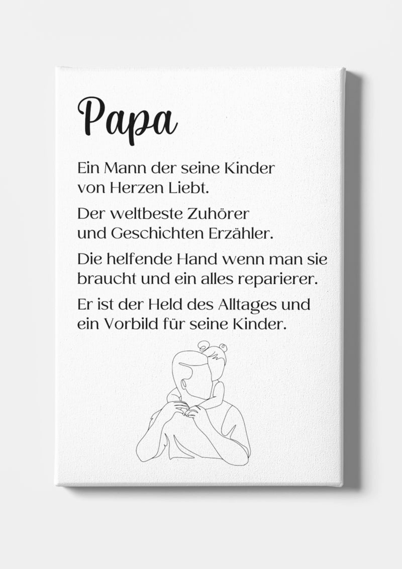 Leinwand Papa