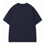 Hallo Herbst Kinder T-Shirt | 5 Doodles  - Navy - Rueckseite