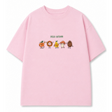 Hallo Herbst Kinder T-Shirt | 5 Doodles  - Soft Pink