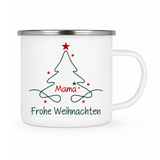 Weihnachtstasse Mama  - silber